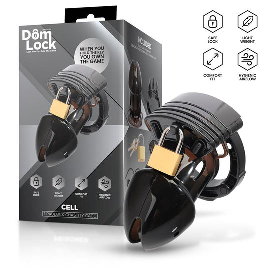 DOMLOCK - CELL JAULA PARA EL PENE CON ESPACIADORES