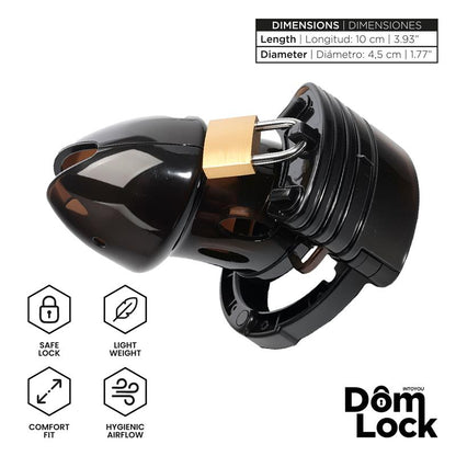 DOMLOCK - CELL JAULA PARA EL PENE CON ESPACIADORES