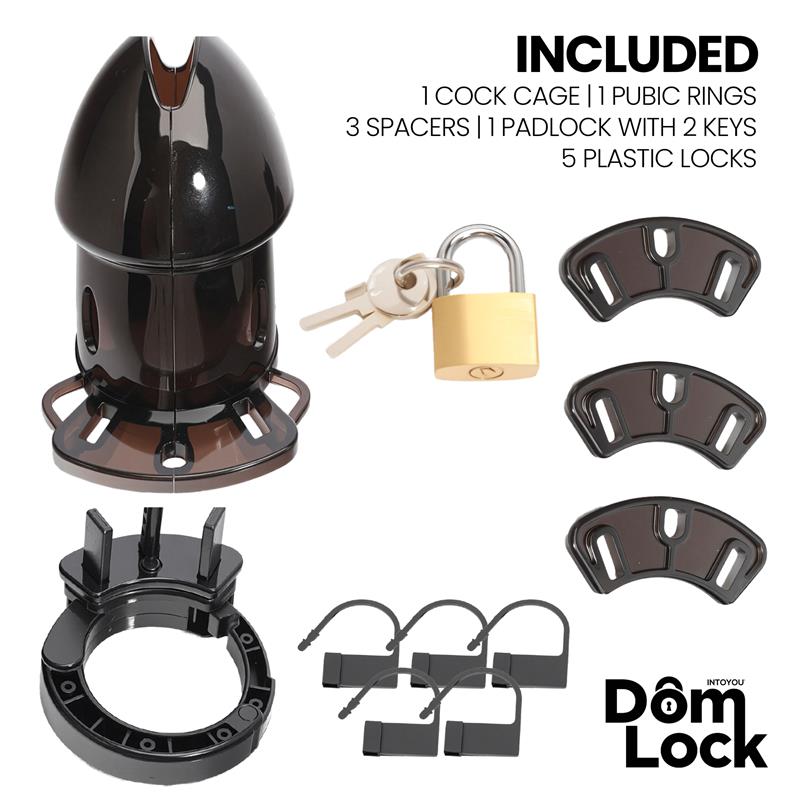DOMLOCK - CELL JAULA PARA EL PENE CON ESPACIADORES