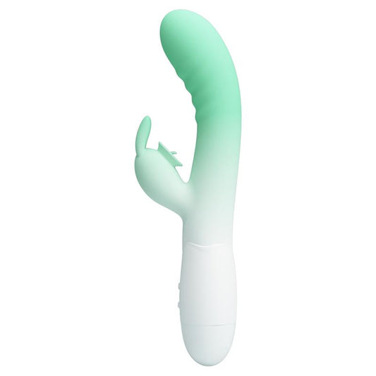 PRETTY LOVE - CERBERUS VIBRADOR RABBIT 3O VIBRACIONES VERDE