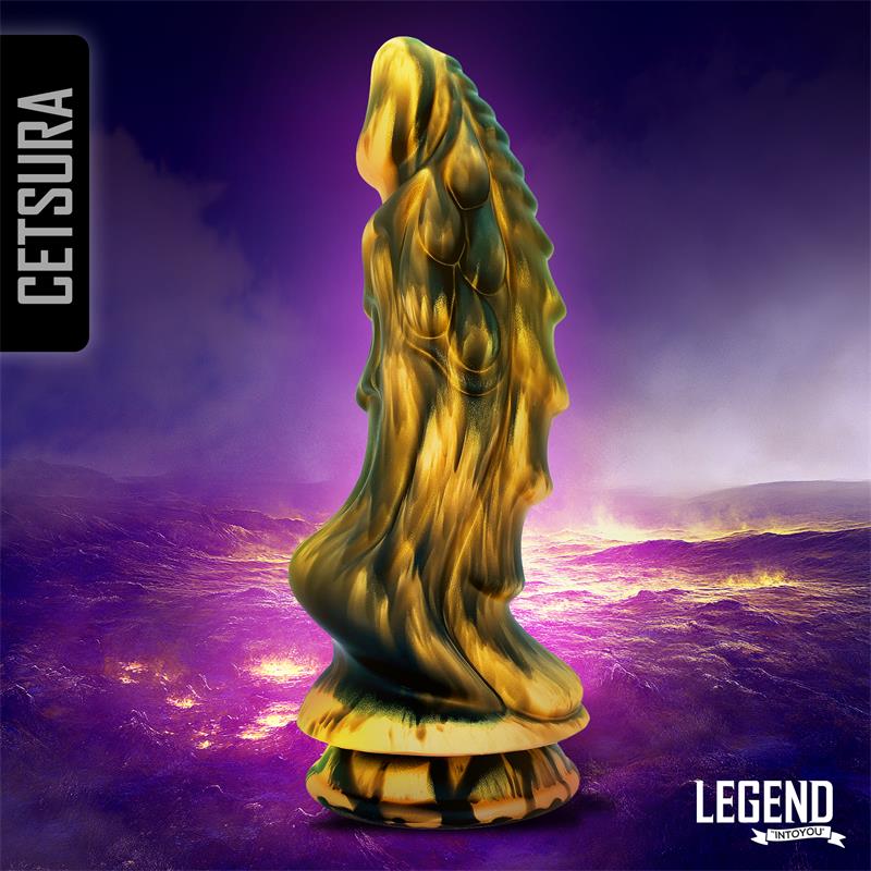 LEGEND - CETSURA DILDO DRAGON SILICONA LÍQUIDA 27 CM