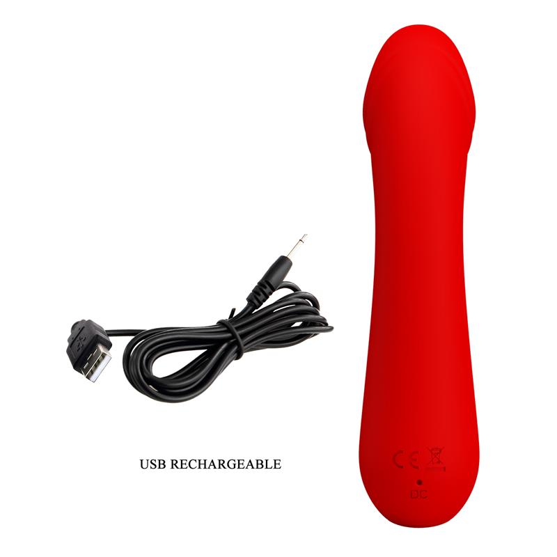 PRETTYLOVE - CETUS VIBRADOR ROJO