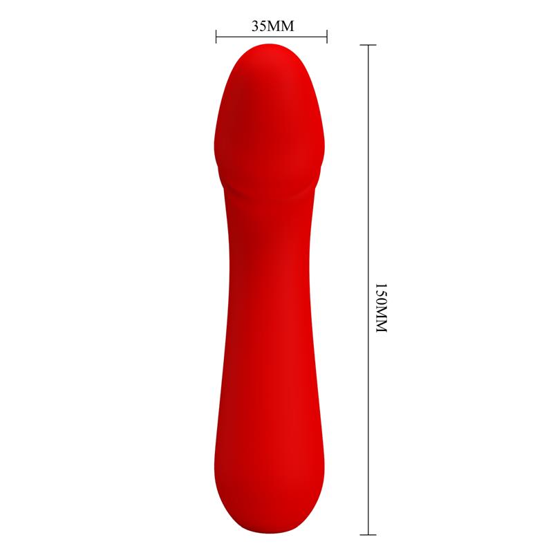 PRETTYLOVE - CETUS VIBRADOR ROJO