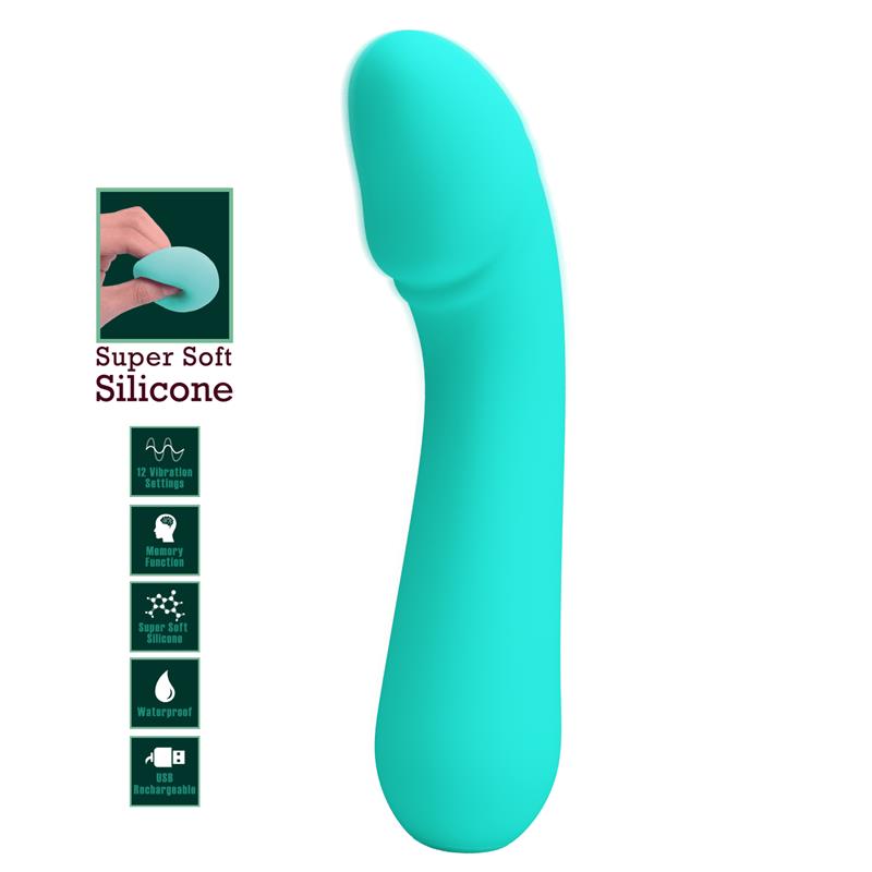 PRETTYLOVE - CETUS VIBRATOR GREEN