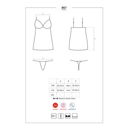 OBSESSIVE - CHEMISE CON ENCAJE