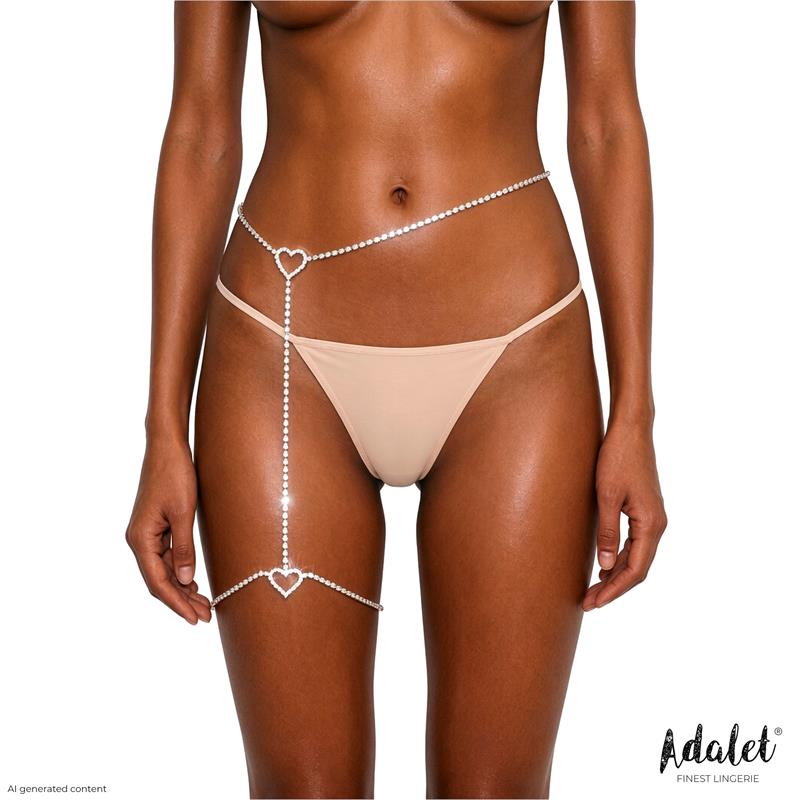 ADALET LINGERIE - CHIARA LIGUERO PLATEADO TALLA ÚNICA