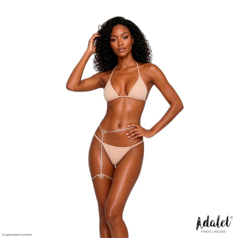 ADALET LINGERIE - CHIARA LIGUERO PLATEADO TALLA ÚNICA