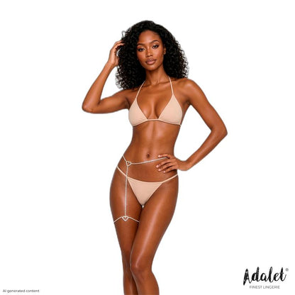 ADALET LINGERIE - CHIARA LIGUERO PLATEADO TALLA ÚNICA