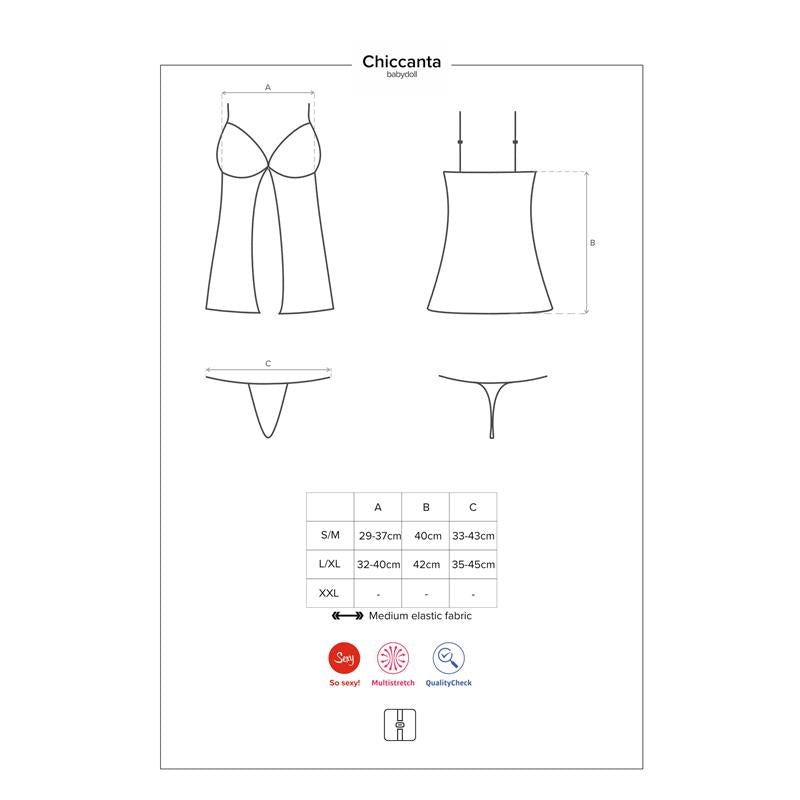 OBSESSIVE - CHICCANTA BABYDOLL Y TANGA