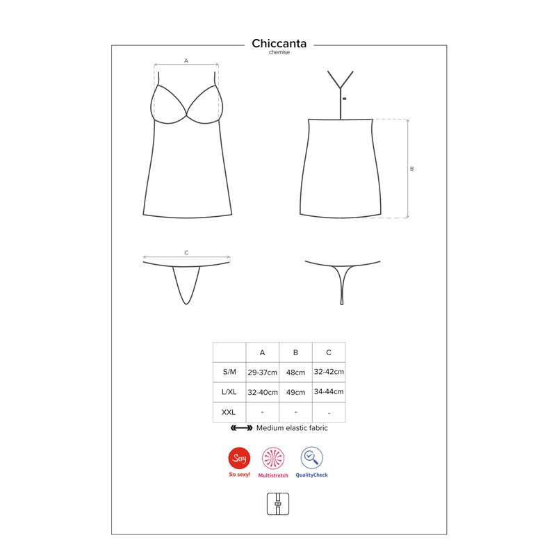 OBSESSIVE - CHICCANTA CHEMISE Y TANGA