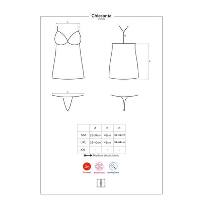 OBSESSIVE - CHICCANTA CHEMISE Y TANGA
