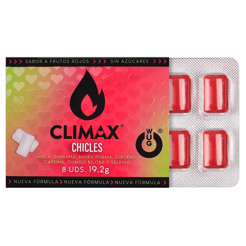 WUG - CHICLE CLIMAX GUM 8 UDS