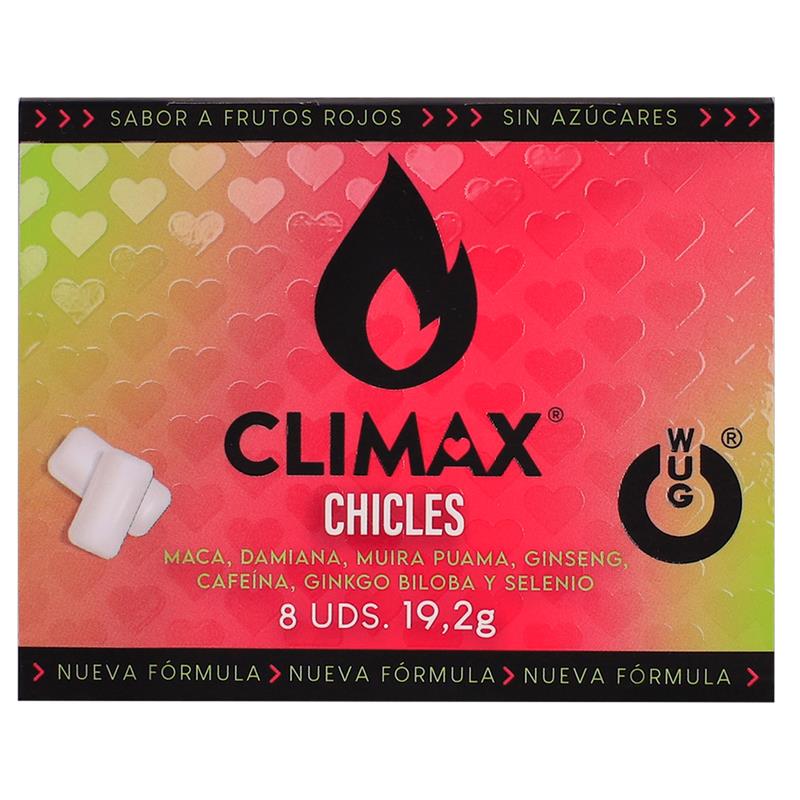 WUG - CHICLE CLIMAX GUM 8 UDS