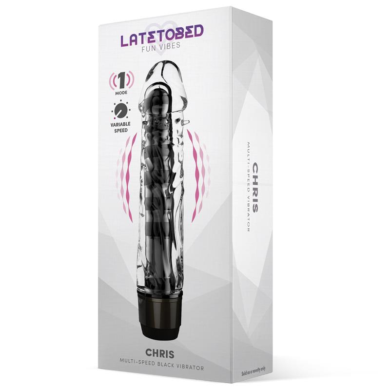 LATETOBED - CHRIS VIBRADOR MULTI VELOCIDAD NEGRO