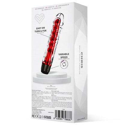 LATETOBED - CHRIS VIBRADOR MULTI VELOCIDAD ROJO
