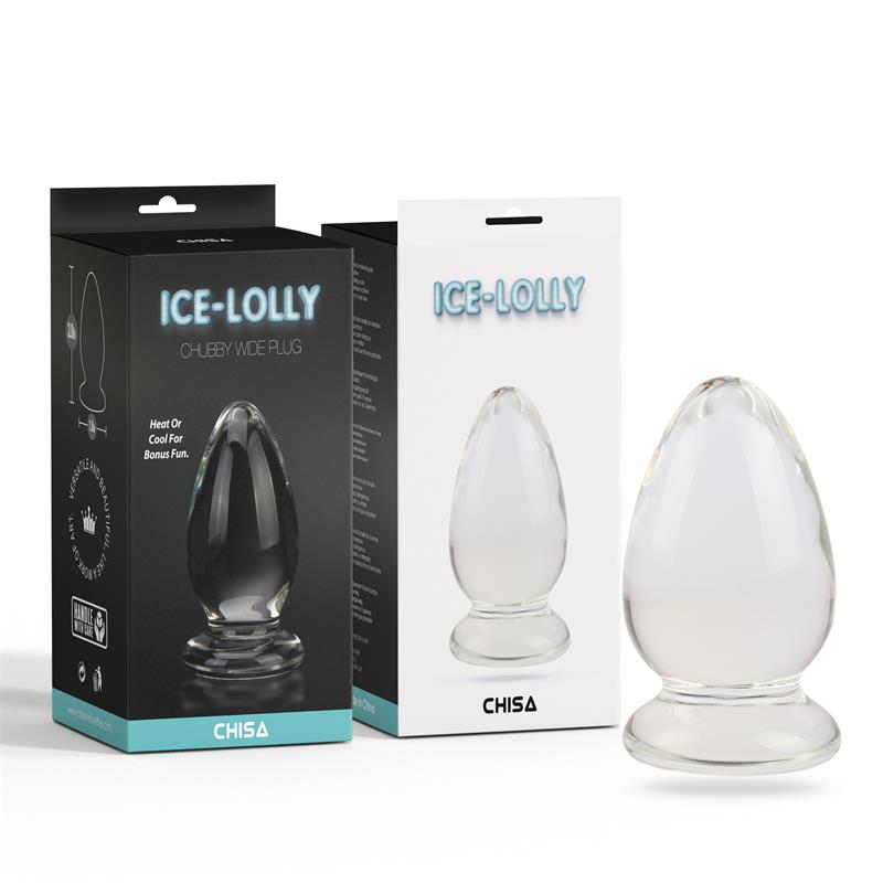 CHISA - CHUBBY WIDE PLUG ANAL DE CRISTAL 3