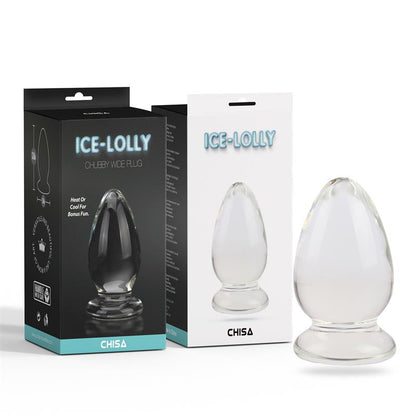 CHISA - CHUBBY WIDE PLUG ANAL DE CRISTAL 3