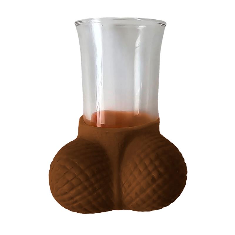 DIVERTY SEX - CHUPITO DE CRISTAL CON TESTICULOS MULATO