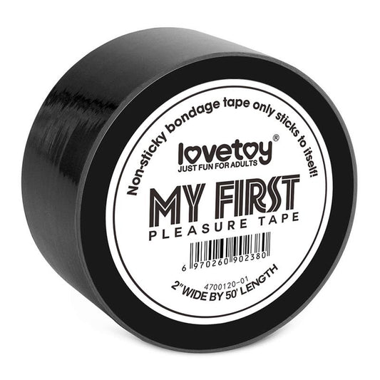 LOVETOY - CINTA BONDAGE NO PEGAJOSA NEGRO