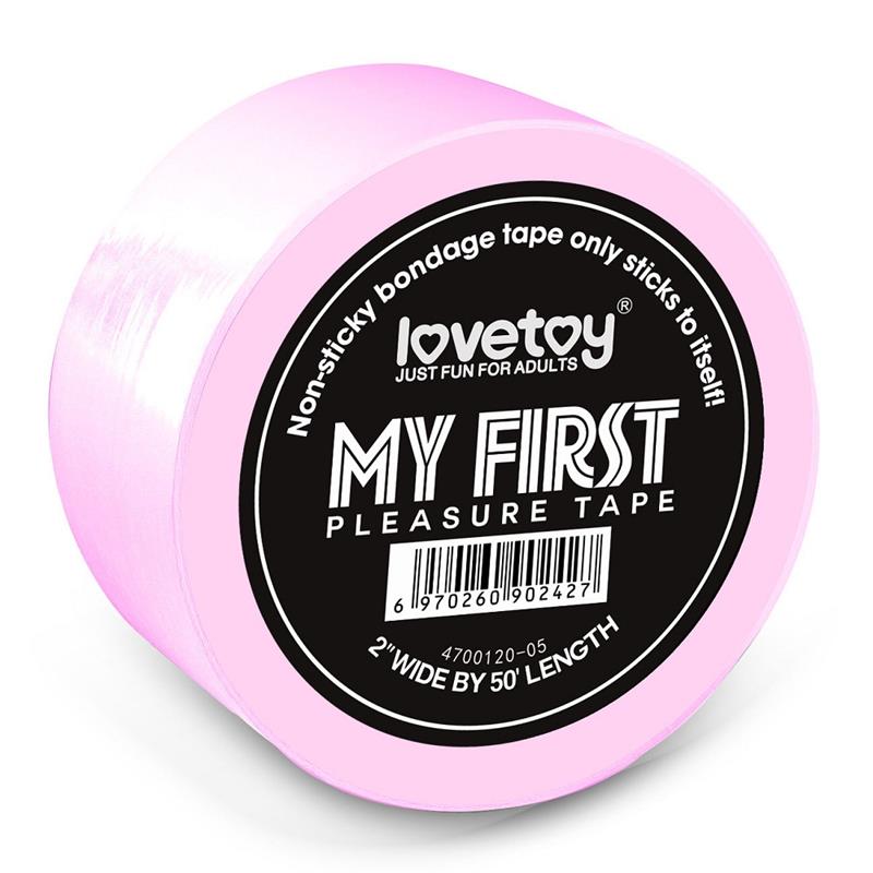 LOVETOY - CINTA BONDAGE NO PEGAJOSA ROSA