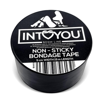 INTOYOU BDSM LINE - CINTA DE BONDAGE NO PEGAJOSA NEGRO 5 METROS