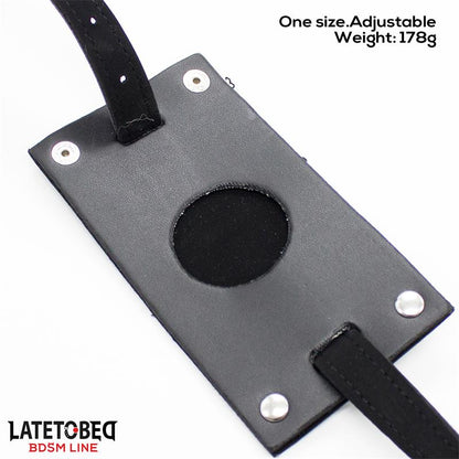 LATETOBED BDSM LINE - CINTURÓN CASTIDAD TIPO TANGA AJUSTABLE