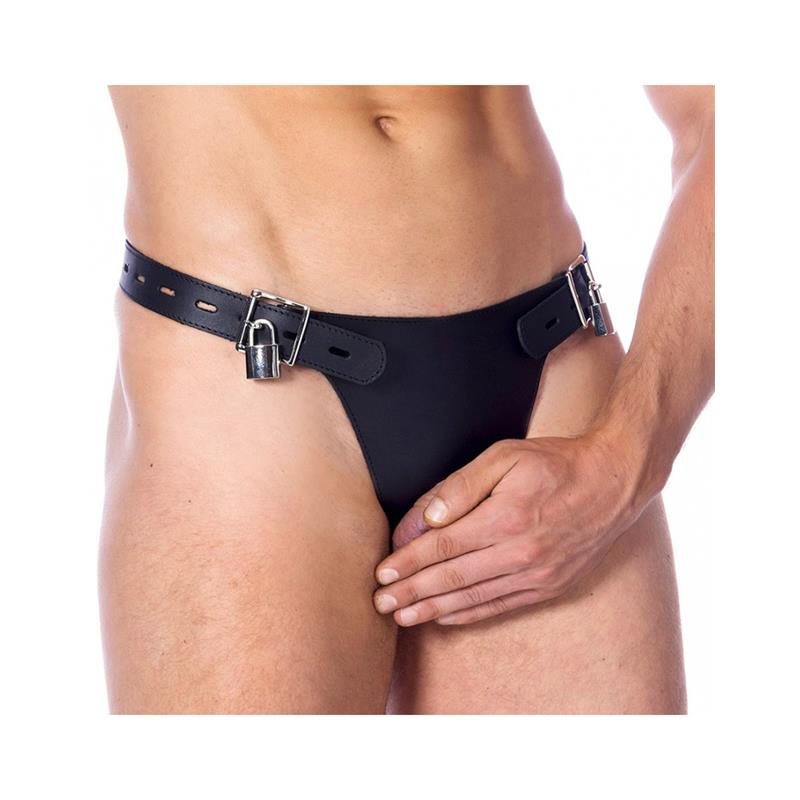 BONDAGE PLAY - CINTURÓN DE CASTIDAD CON ABERTURA