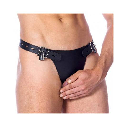 BONDAGE PLAY - CINTURÓN DE CASTIDAD CON ABERTURA