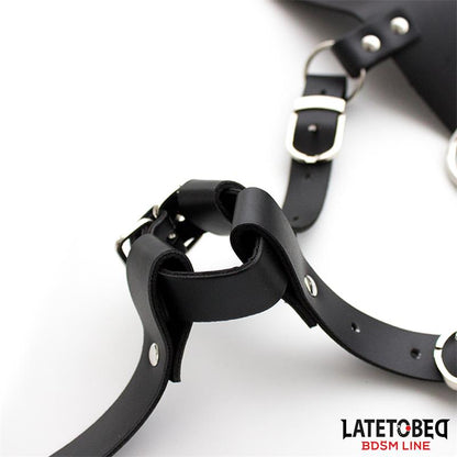 LATETOBED BDSM LINE - CINTURÓN DE CASTIDAD FEMENINO AJUSTABLE