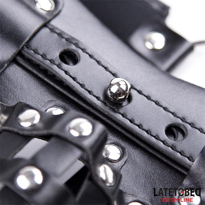 LATETOBED BDSM LINE - CINTURÓN DE CASTIDAD MASCULINO CON CANDADO AJUSTABLE