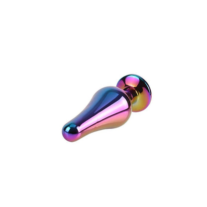 CHISA - CLASSIC RAINBOW PLUG ANAL JOYA EN LA BASE 3.7