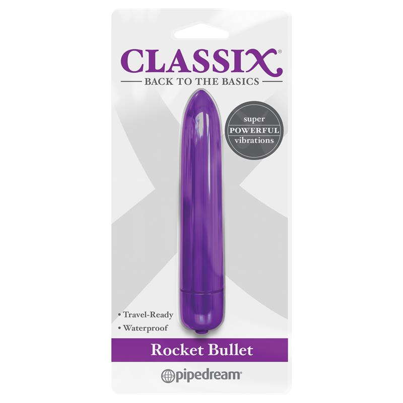 CLASSIX - BALA VIBRADOR ROCKET PÚRPURA