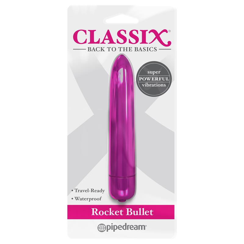 CLASSIX - BALA VIBRADORA ROCKET ROSA