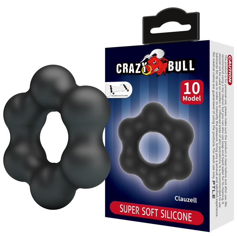 CRAZY BULL - CLAUZELL ANILLO PARA EL PENE SILICONA MOD 10