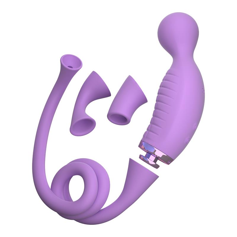 FANTASY FOR HER - CLIMAX-HER VIBRADOR Y ESTIMULADOR CON 2 CABEZALES