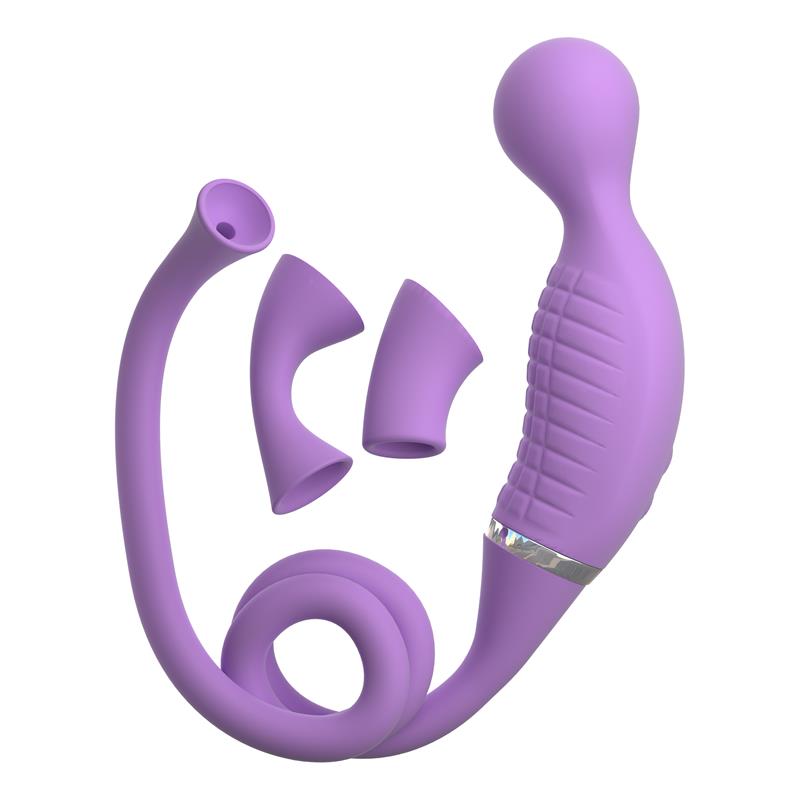 FANTASY FOR HER - CLIMAX-HER VIBRADOR Y ESTIMULADOR CON 2 CABEZALES