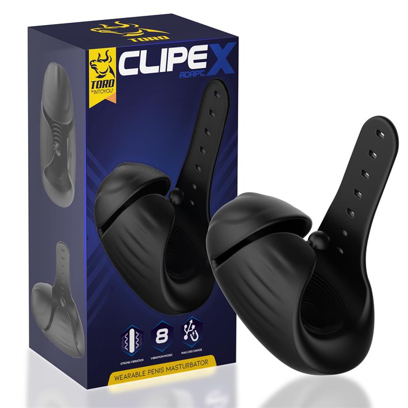 MINOTHOR - CLIPEX MASTURBADOR MASCULINO AJUSTABLE CON SISTEMA DE CLIP SILICONA PREMIUM USB MAGNÉTICO