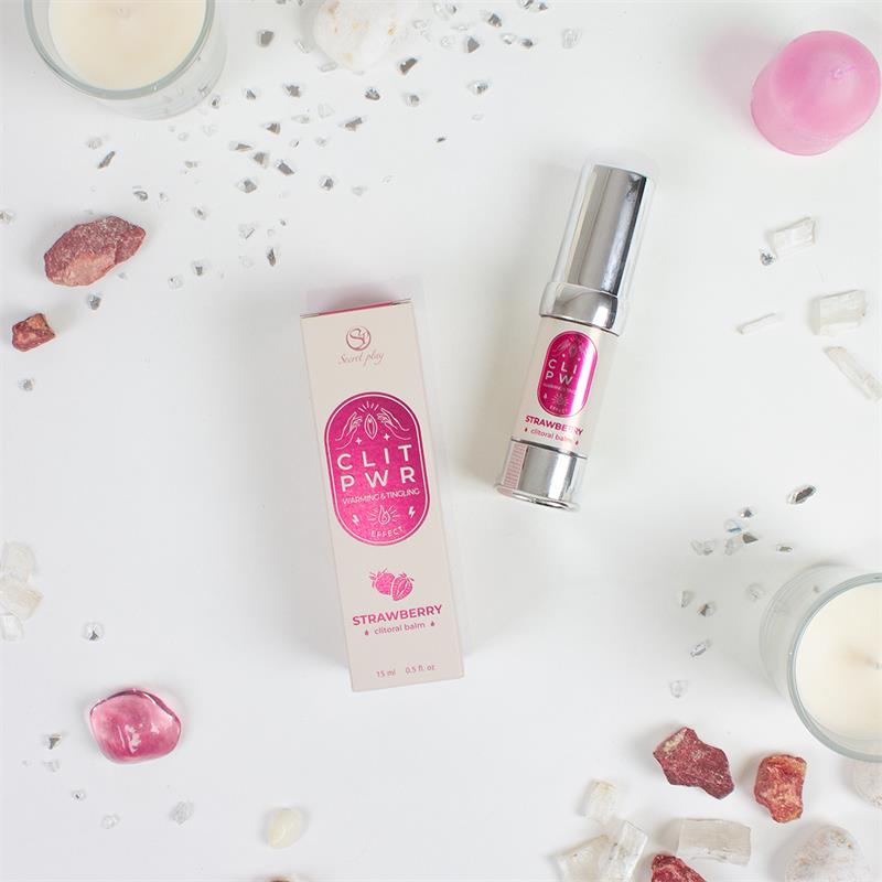 SECRET PLAY - CLIT PWR BÁLSAMO DE CLÍTORIS FRESA 15 ML