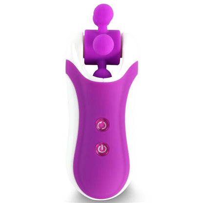 FEELZTOYS - CLITELLA ESTIMULADOR SEXO ORAL CON ACCESORIOS PÚRPURA