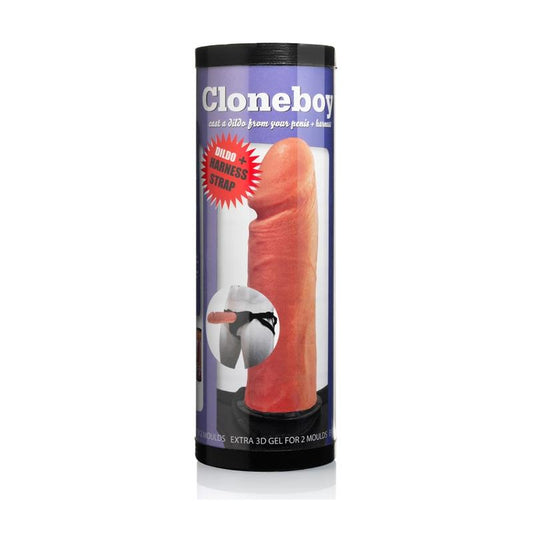 CLONEBOY - CLONADOR DILDO CON ARNÉS NATURAL