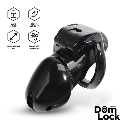 DOMLOCK - CLOSURE JAULA PARA EL PENE CON CANDADO INTERNO