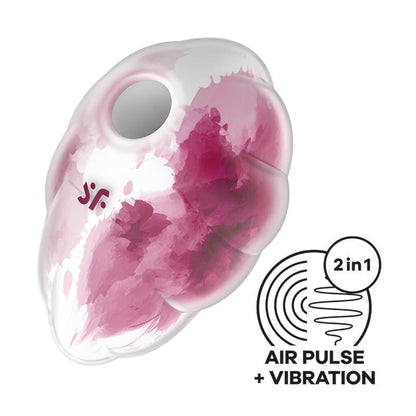SATISFYER - CLOUD DANCER SUCCIONADOR Y VIBRADOR RED PRINT