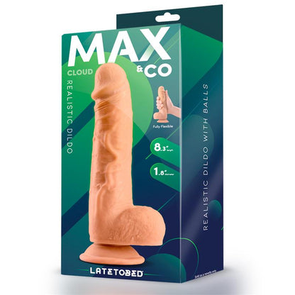 MAX & CO - CLOUD DILDO REALISTA CON TESTÍCULOS 8.3 NATURAL