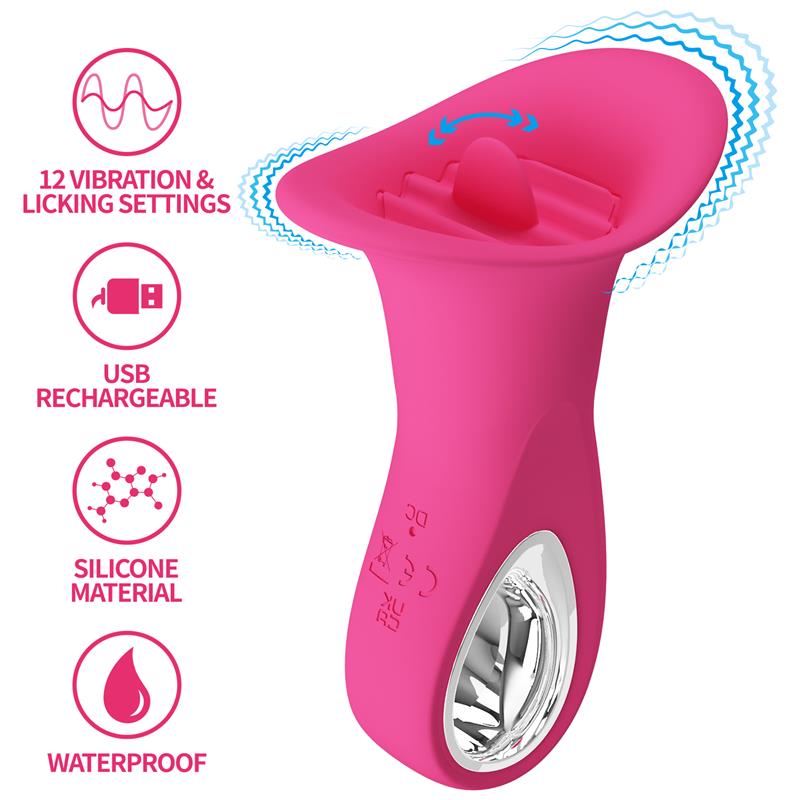 PRETTYLOVE - CLYDE VIBRADOR ORAL CON LENGUA