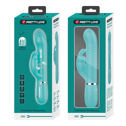PRETTYLOVE - COALE VIBRADOR CON BOLAS ROTATORIAS Y UP AND DOWN USB