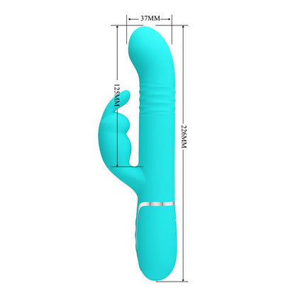 PRETTYLOVE - COALE VIBRADOR CON BOLAS ROTATORIAS Y UP AND DOWN USB