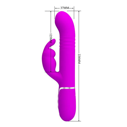 PRETTYLOVE - COALE VIBRADOR CON BOLAS ROTATORIAS Y UP AND DOWN USB