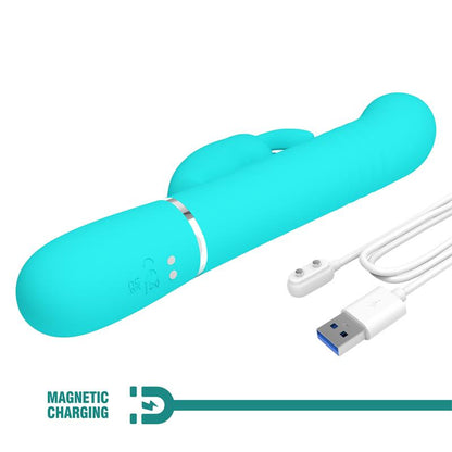 PRETTYLOVE - COALE VIBRADOR CON BOLAS ROTATORIAS Y UP AND DOWN USB