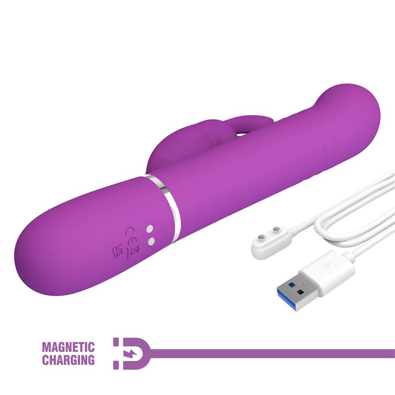 PRETTYLOVE - COALE VIBRADOR CON BOLAS ROTATORIAS Y UP AND DOWN