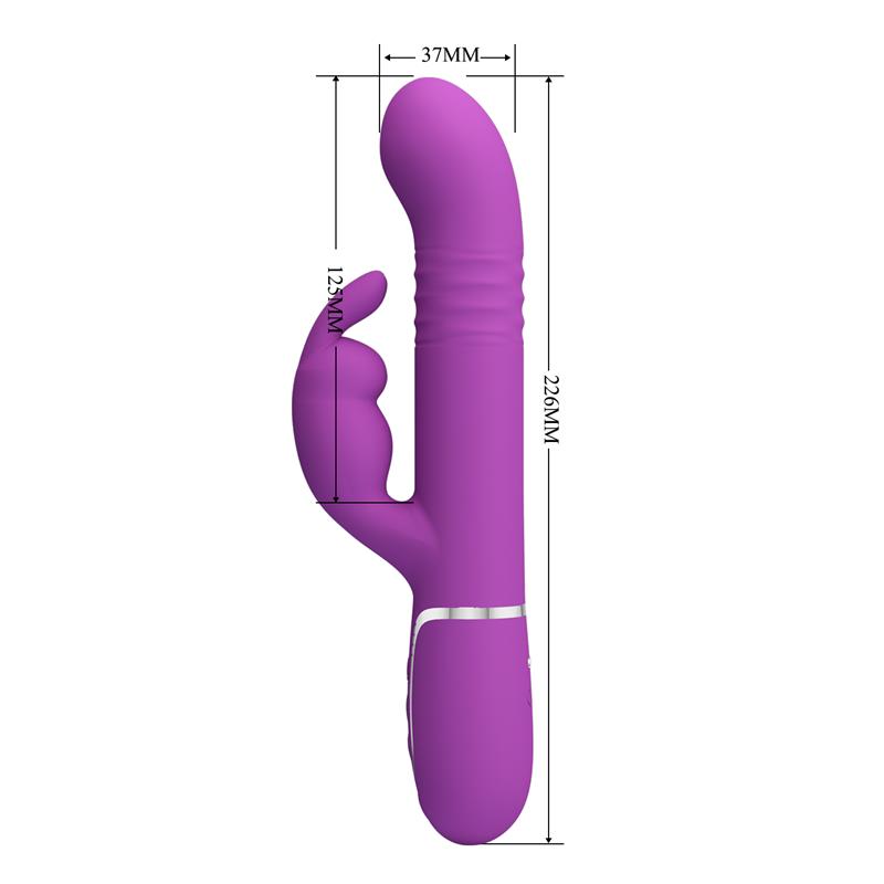 PRETTYLOVE - COALE VIBRADOR CON BOLAS ROTATORIAS Y UP AND DOWN
